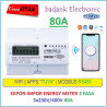 (80A) DTS238-7 Tuya 3-Phase Energy Meter EXIM 10(80)A MODBUS RS485